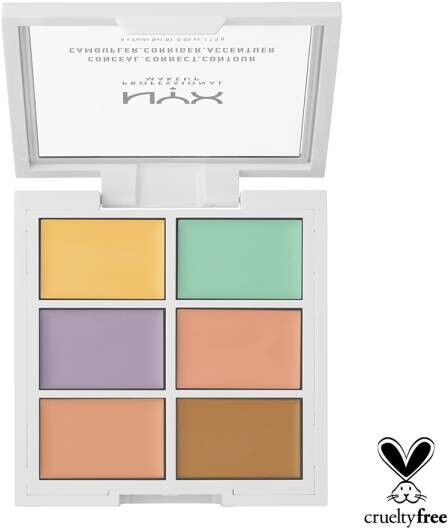 NYX Professional Makeup 3C Conceal, Correct, Contour Corretor 3In1 Palette 1.5 g