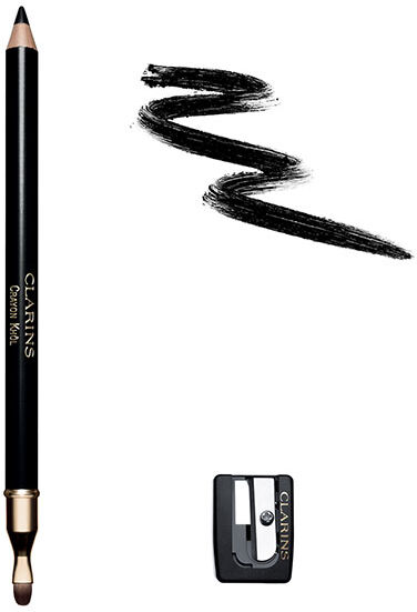 Clarins Crayon Khôl Lápis Delineador de Olhos Cor 01 Carbon Black 1.5gr