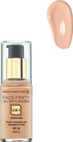 Max Factor Facefinity All Day Flawless Base 3-em-1 Cor 55 Beige 30ml