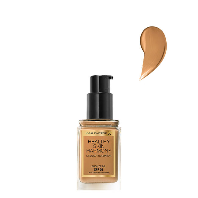 Max Factor Healthy Skin Harmony Base Cor 80 Bronze 30ml