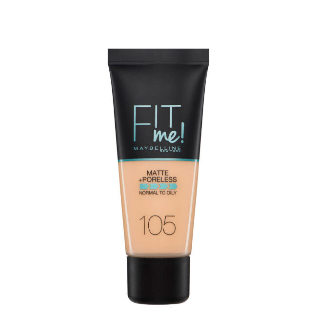 Maybelline NY Maybelline Fit Me Matte + Poreless Base Matificante Cor 105 Natural Ivory 30ml