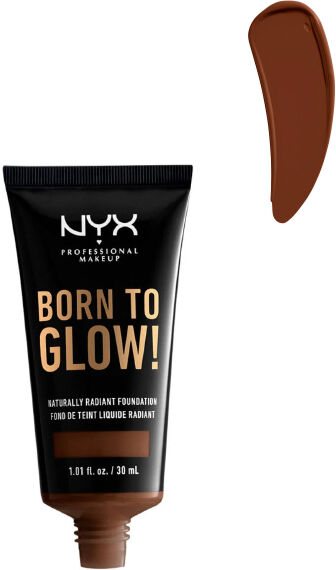 NYX Professional Makeup NYX Born To Glow Naturally Radiant Foundation Base Cor Deep Walnut 30ml