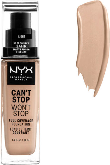 NYX Professional Makeup NYX Can't Stop Won't Stop Full Coverage Foundation Base Cor Light 30ml