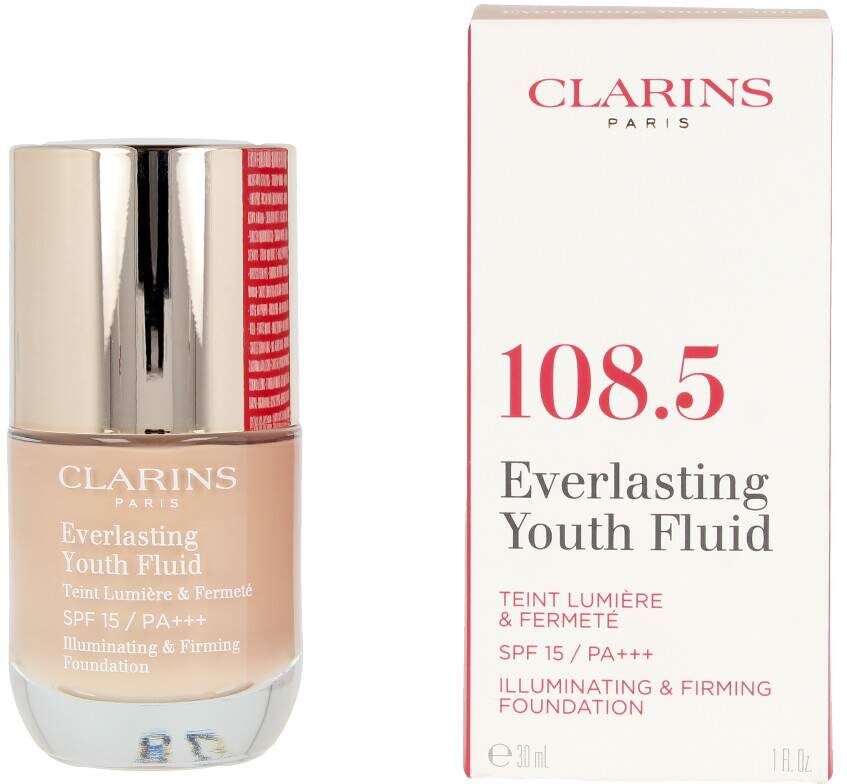 Clarins Everlasting Youth Fluid Foundation 108.5-cashew