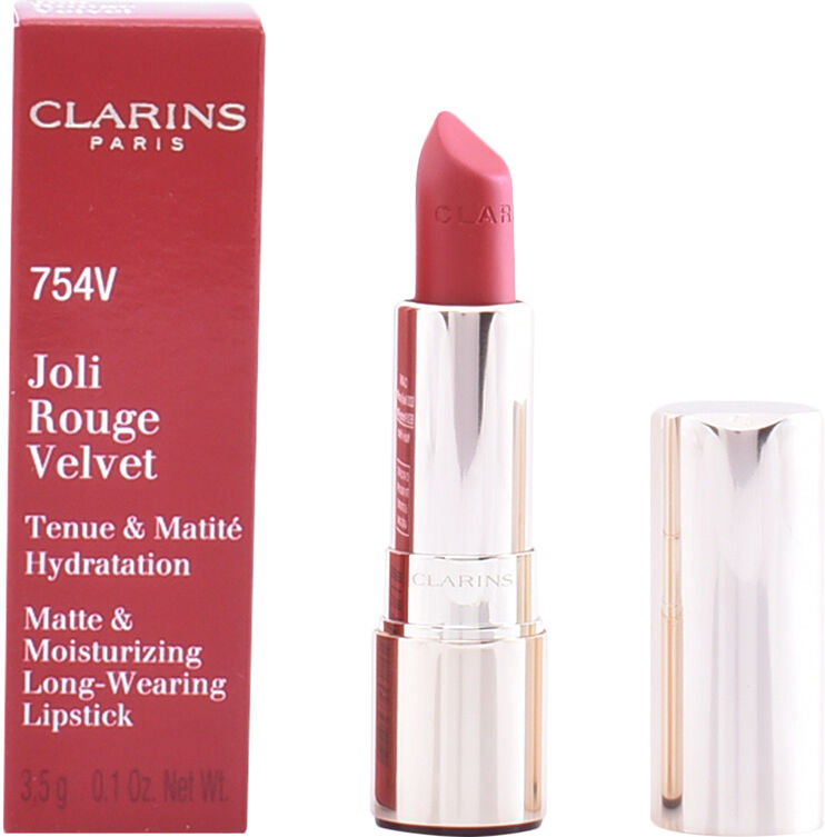 Clarins Joli Rouge Velvet 754V-deep red