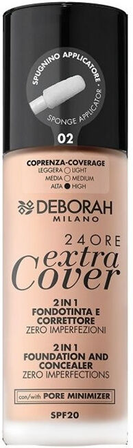 Deborah Milano 24 Ore Extra Cover 2 En 1 Spf20 02