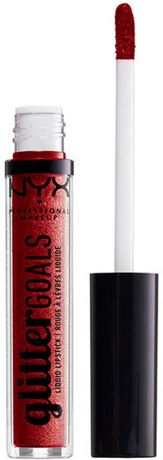 NYX Glitter Goals Liquid Lipstick crystal crush