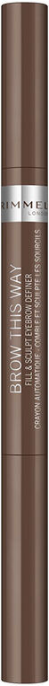 Rimmel Brow This Way 2-in-1 Fill & Sculpt 002-medium