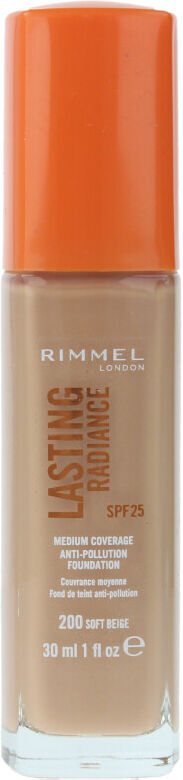 Rimmel Lasting Radiance Foundation 200-soft beige