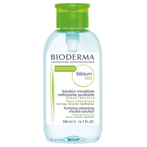 Bioderma Sébium H2O Solução Micelar Pump Reverse 500ml