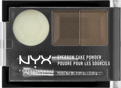 NYX Professional Makeup NYX Cake Powder Kit de Sobrancelhas Em Pó - Brunette 2.65g