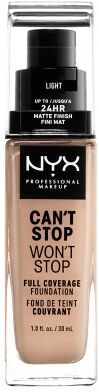 NYX Professional Makeup NYX Can't Stop Won't Stop Base - Light 30ml