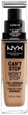 NYX Professional Makeup NYX Can't Stop Won't Stop Base - Classic Tan 30ml