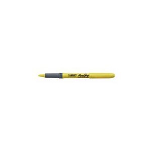 Överstrykningspenna Bic Highlighter Grip gul