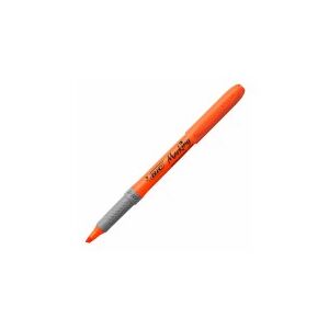 Överstrykningspenna Bic Highlighter Grip orange 12st/fp