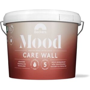 Beckers Väggfärg, Mood Care Wall 5 Helmatt, 3l, Valfri Kulör, Färg & Tapeter