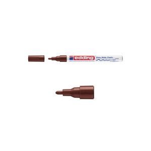 Glansig lackpenna 1.0mm - 2.0mm   Edding 751   brun