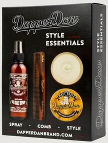 Dapper Dan Styling Essentials Gift Set (200ml Sea Salt, Matte Paste, Styling Comb) Brun  Male Brun