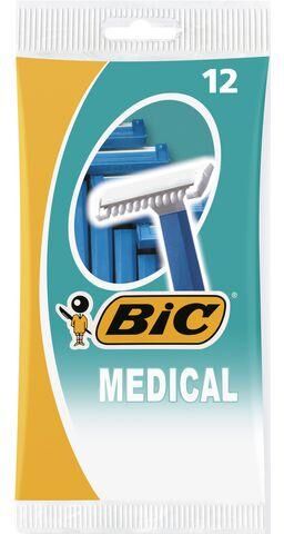 Rakhyvel BIC Medical, 1-blad, 12/fp