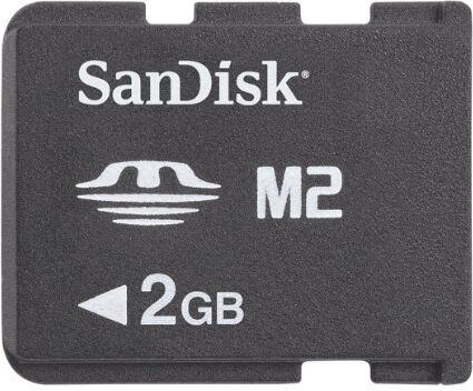 SDMSM2M-002G- SanDisk Memory Stick Micro M2 2 GB minneskort