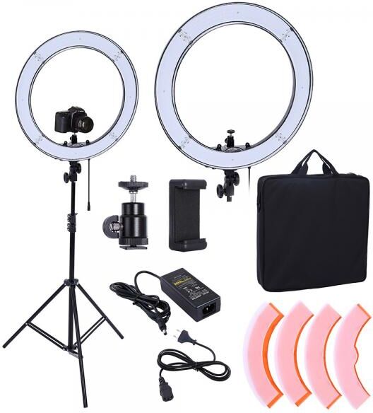 Revolt Ring Light Kit 500 Led Med Stativ