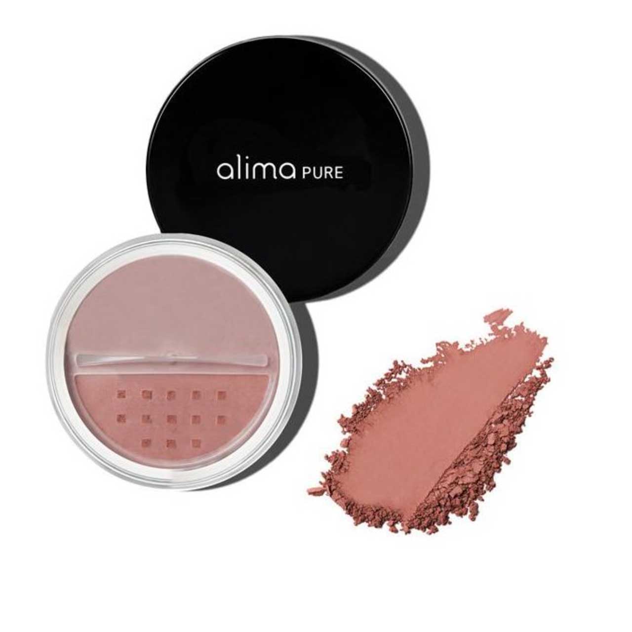 ALIMA PURE Zmatňujúci púder Satin Matte Blush – Soft Plum