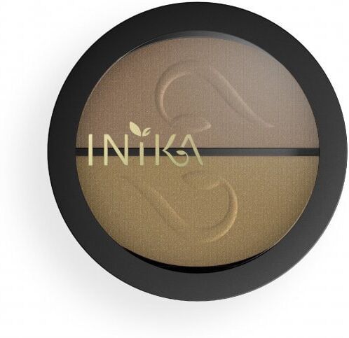 INIKA ORGANIC Lisované očné tiene Pressed Mineral Eye Shadow Duo Gold Oyster