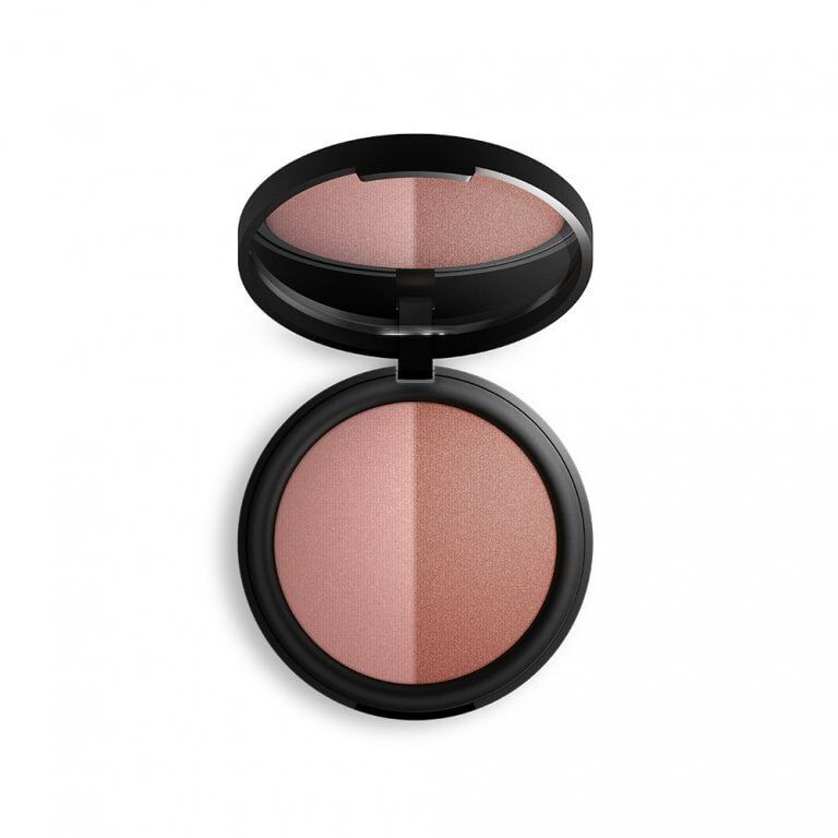 INIKA ORGANIC Lícenka Baked Mineral Blush Duo Burnt Peach