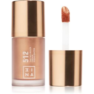 3INA The No-Rules Cream multi-purpose makeup for eyes, lips and face shade Highlighter 512 - Soft, pearly gold 8 ml