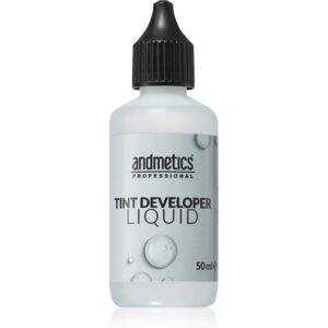 andmetics Professional Tint Developer Liquid activating emulsion for brow and lash dye 50 ml