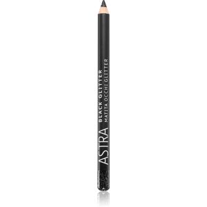 Astra Make-up Black Glitter shimmer eyeliner in a pencil shade Deep Black 1,1 g