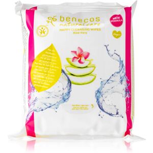 Benecos Natural Care cleansing face wipes with aloe vera 25 pc