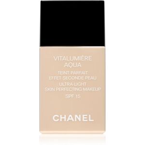 Chanel Vitalumière Aqua ultra-lightweight foundation for radiant-looking skin shade 50 Beige SPF 15 30 ml