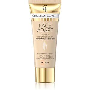 Christian Laurent Face Adapt moisturising smoothing foundation shade 01 Ivory 30 ml