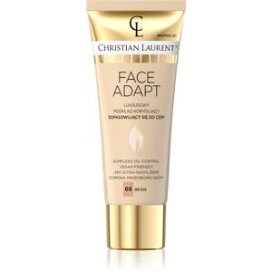 Christian Laurent Face Adapt moisturising smoothing foundation shade 03 Beige 30 ml
