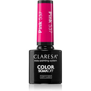 Claresa SoakOff UV/LED Color Balloon Journey gel nail polish shade Pink 537 5 g