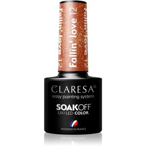 Claresa SoakOff UV/LED Color Fallin' Love gel nail polish shade 12 5 g