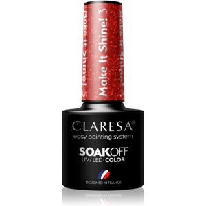 Claresa SoakOff UV/LED Color Make It Shine! gel nail polish shade 03 5 g