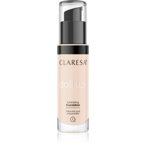 Claresa Doll Up! brightening foundation for a natural look shade 03 Light Medium 34 g