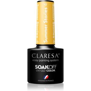 Claresa SoakOff UV/LED Color Summer Stories gel nail polish shade 4 5 g