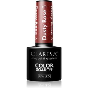 Claresa SoakOff UV/LED Color Dusty Rose gel nail polish shade 3 5 g