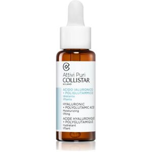 Collistar Attivi Puri Hyaluronic + Polyglutamic Acid Serum lifting facial serum with hyaluronic acid 30 ml