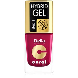 Delia Cosmetics Coral Nail Enamel Hybrid Gel gel nail polish shade 06 11 ml