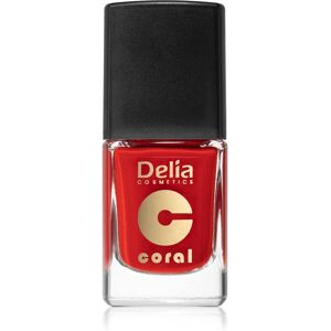 Delia Cosmetics Coral Classic Nail Polish Shade 515 Lady in red 11 ml