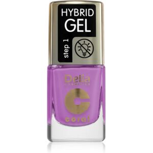 Delia Cosmetics Coral Hybrid Gel gel nail polish without UV/LED sealing shade 118 11 ml