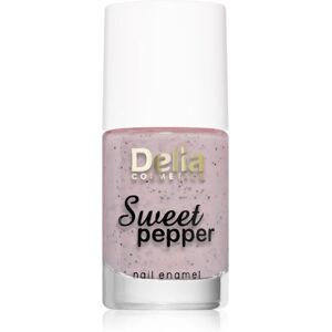 Delia Cosmetics Sweet Pepper Black Particles nail polish shade 03 Capri 11 ml