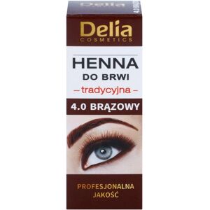 Delia Cosmetics Henna brow colour shade 4.0 Brown 2 g + 2 ml