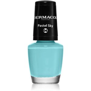 Dermacol Mini nail polish shade 06 Pastel Sky 5 ml