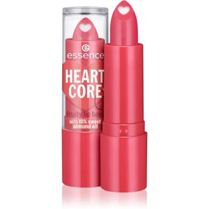 Essence HEART CORE lip balm shade 02 Strawberry 3 g