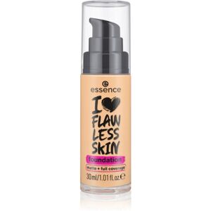 essence I LOVE FLAWLESS SKIN high cover foundation with matt effect shade 50 - Medium Ivory 30 ml